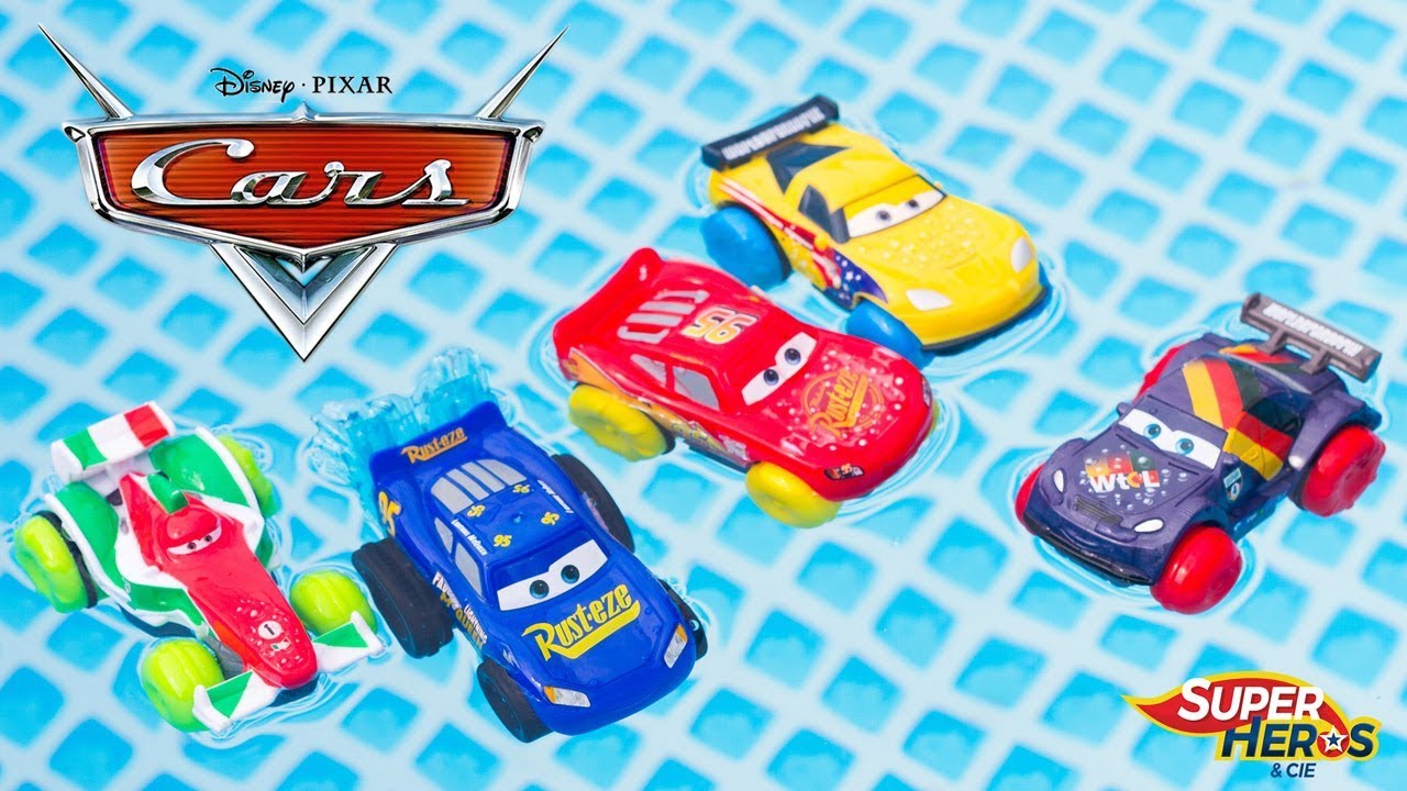 DXW12 Cabosse Disney Pixar Cars Cars Jouet deau Course Aquatique-Dr 