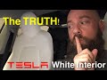 The most HONEST review of the Tesla Model 3 White interior!