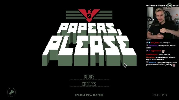 RTGame Streams: Papers, Please 