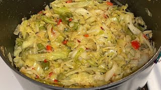 Southern Fried Cabbage Recipe | Fried Cabbage No Meat Recipe | @GrubbinggWithTyyy by GrubbingWithTy 11,725 views 2 years ago 5 minutes, 6 seconds
