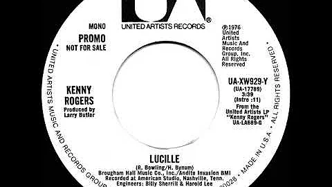 1977 Kenny Rogers - Lucille (mono radio promo 45)