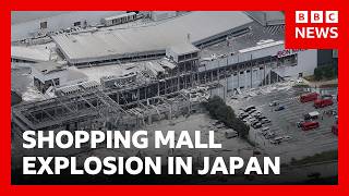Three people dead after explosion at Japanese shopping mall as earthquake hits region | BBC News