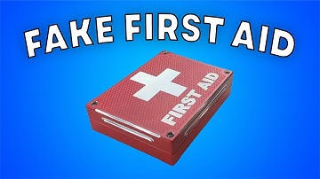 Fake First Aid kit. 💉🩸🩹 | Gorilla Pro Customs #shortvideos #giftideas #custombrick #moneyholder