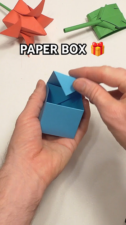 ORIGAMI GIFT BOX STEP BY STEP | MAGIC PAPER BOX INCL ART