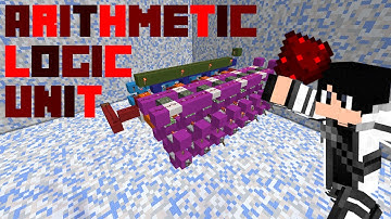 Computational Redstone Build tutorial: Arithmetic Logic Units