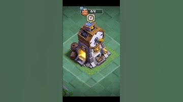 Upgrade Of Clock Tower 1 To Max Clash Of Clans #shorts #viral #viralvideo