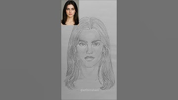 Portrait drawing using loomis method #drawing #tutorial #sketchbook #sketch #sketch #draw #art