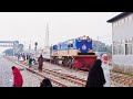 New upakul express with new engine   dhaka to noakhali intercity train