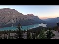 Banff Peyto Lake Sunrise