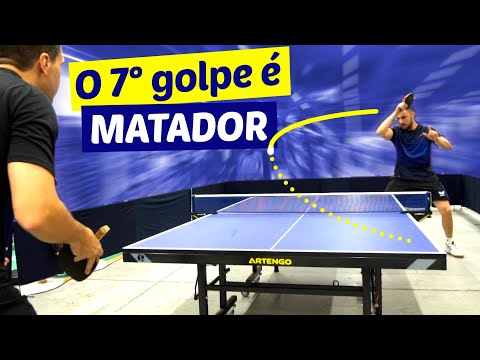 🏓 Jogando ping pong em uma mini mesa #VIVAPONG 