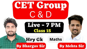 Reasoning for Cet | REASONING FOR GROUP-D | REASONING MCQ FOR GROUP 56 & 57 BY MEHTA SIR