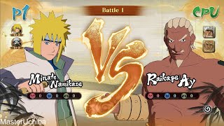 MINATO AND KID KAKASHI VS RAIKAGES