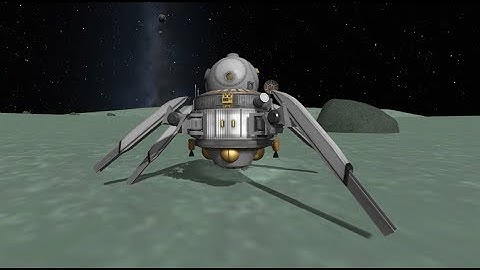 Robotic Science Missions to Minmus to find new Features from the KSP Breaking ground DLC