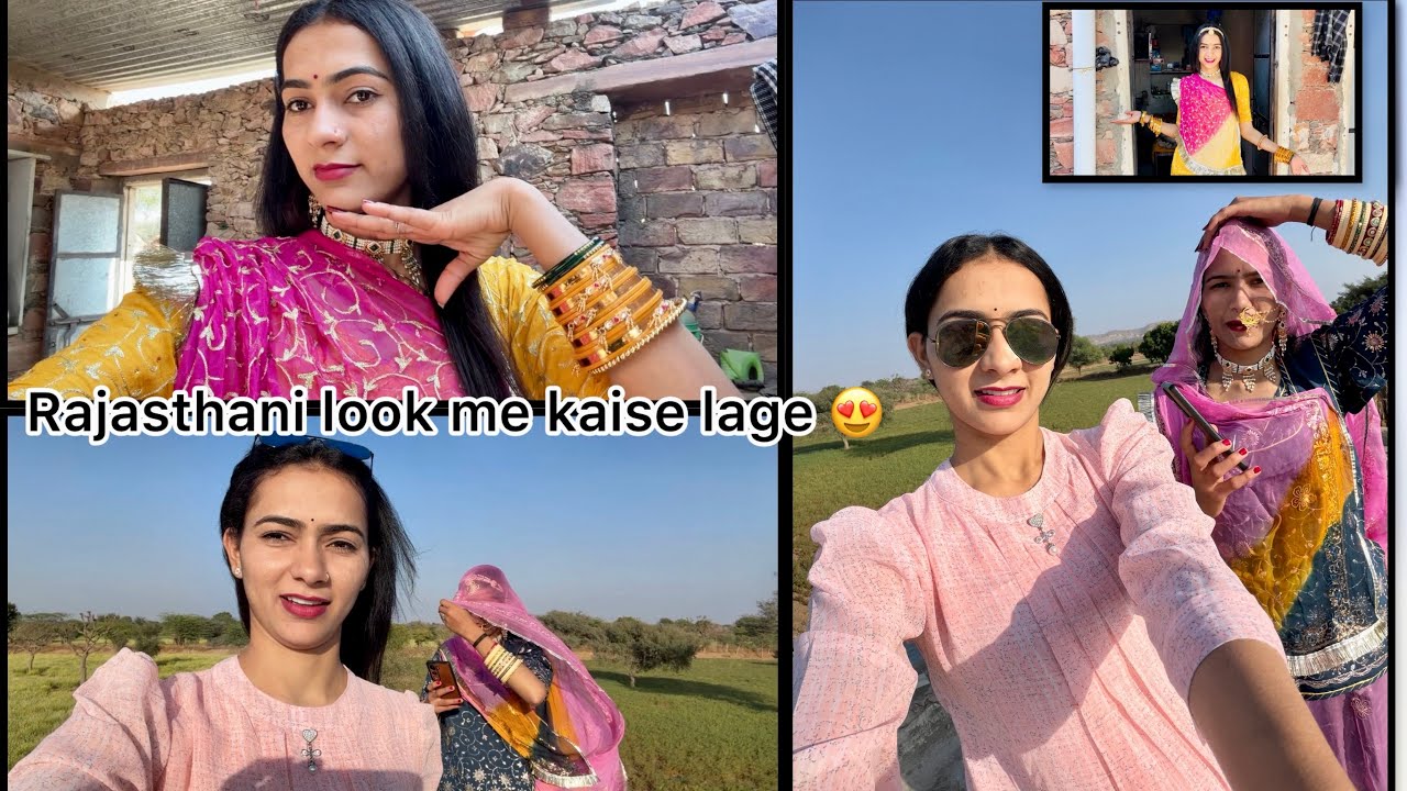 Rajasthani Look Me Sab Se Achi kon Lag Rahi Hai 😊😍