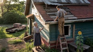 She Paid a Desperate Drifter to Repair Her Roof — No One Expected What Happened Next....