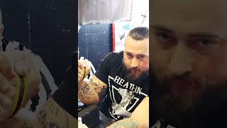 Corey Bresnan taking his time #reel #viral #watch #armwrestling #puller #fighting #handmade