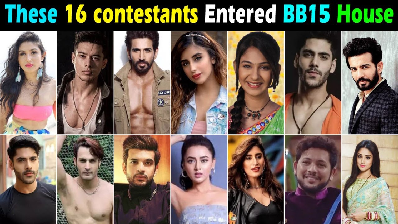 Final Confirmed List of 16 Contestants of Bigg Boss 15 Entered House on
