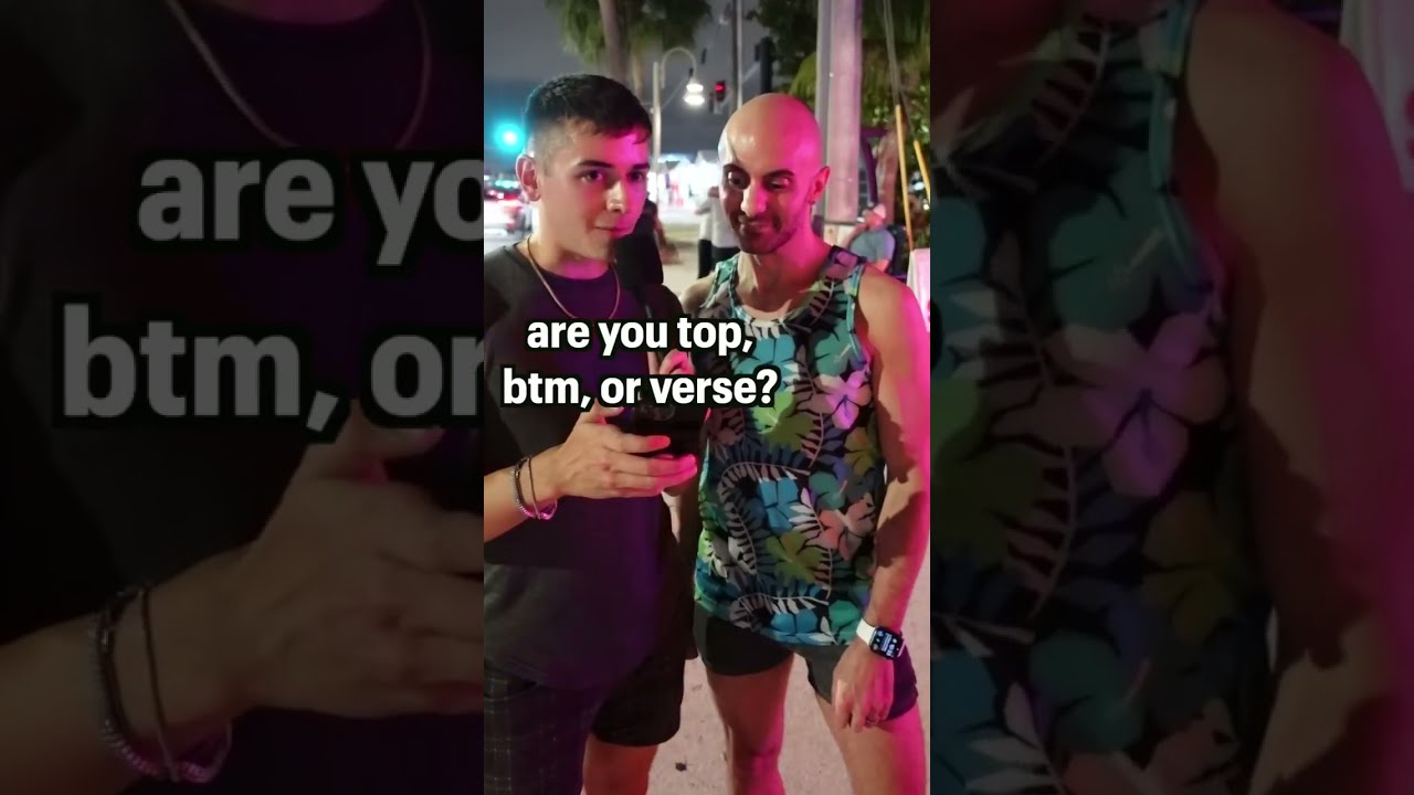 Gay Men Guess If Strangers Are Top Or Bottom 