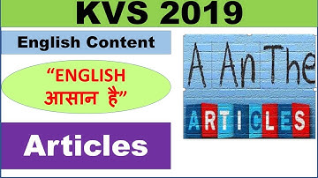 Articles|English Content|KVS|UPTET|NVS|DSSSB|CTET|2109