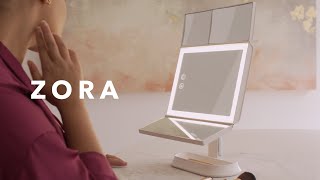 The BEST LED Lighted Trifold Makeup Mirror | Zora From Fancii screenshot 4