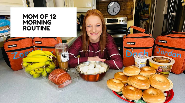 MOM OF 12 MORNING MEAL PREP *MORNING ROUTINE*