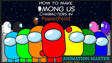 How to make Among Us Characters in Powerpoint