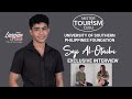 Mister Tourism Cebu University Of Southern Philippines Foundation Saji Al Otaibi Interview
