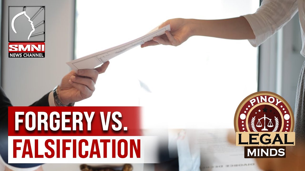 ANO ANG PINAGKAIBA NG FORGERY AT FALSIFICATION? - YouTube