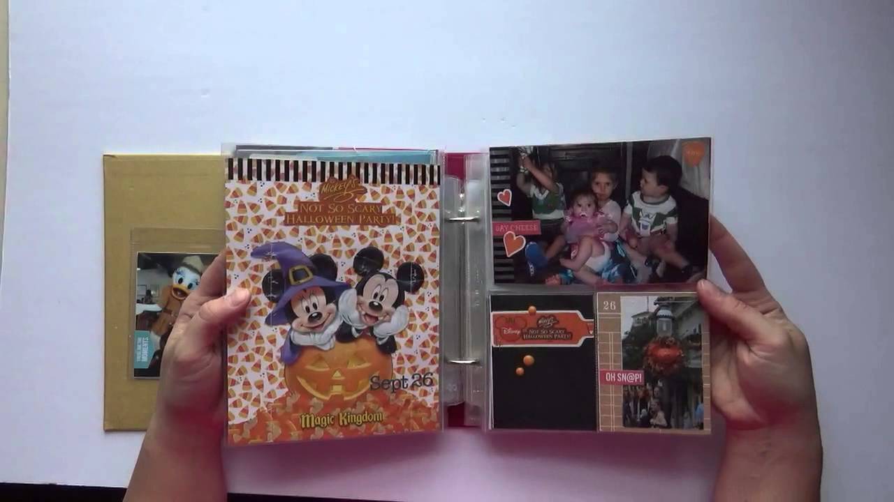 DisneyMini Album using Simple Stories Say Cheese