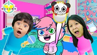 Vtubers Roblox Box Slide Down A Rainbow Fidget Spinner Let S Play - first vtubers episode lets play hide n seek on roblox with ryan and combo panda facebook