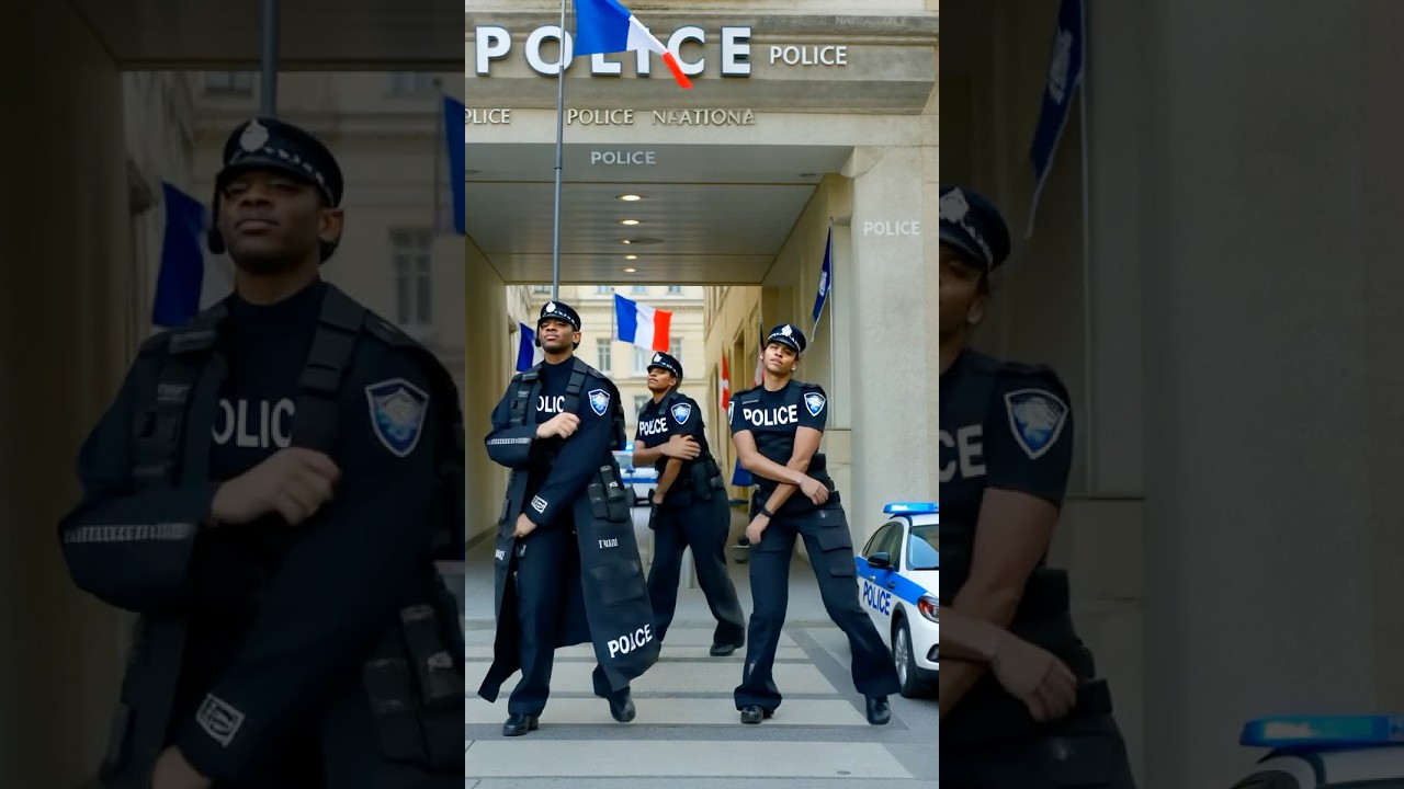 🇫🇷 France Police Dance to “She’s A Bad Mama Jama” – Funk Meets French Flair!