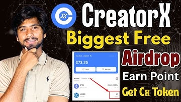 CreatorX Crypto Airdrop Today | creator x New Earning app, CreatorX Latest Updates