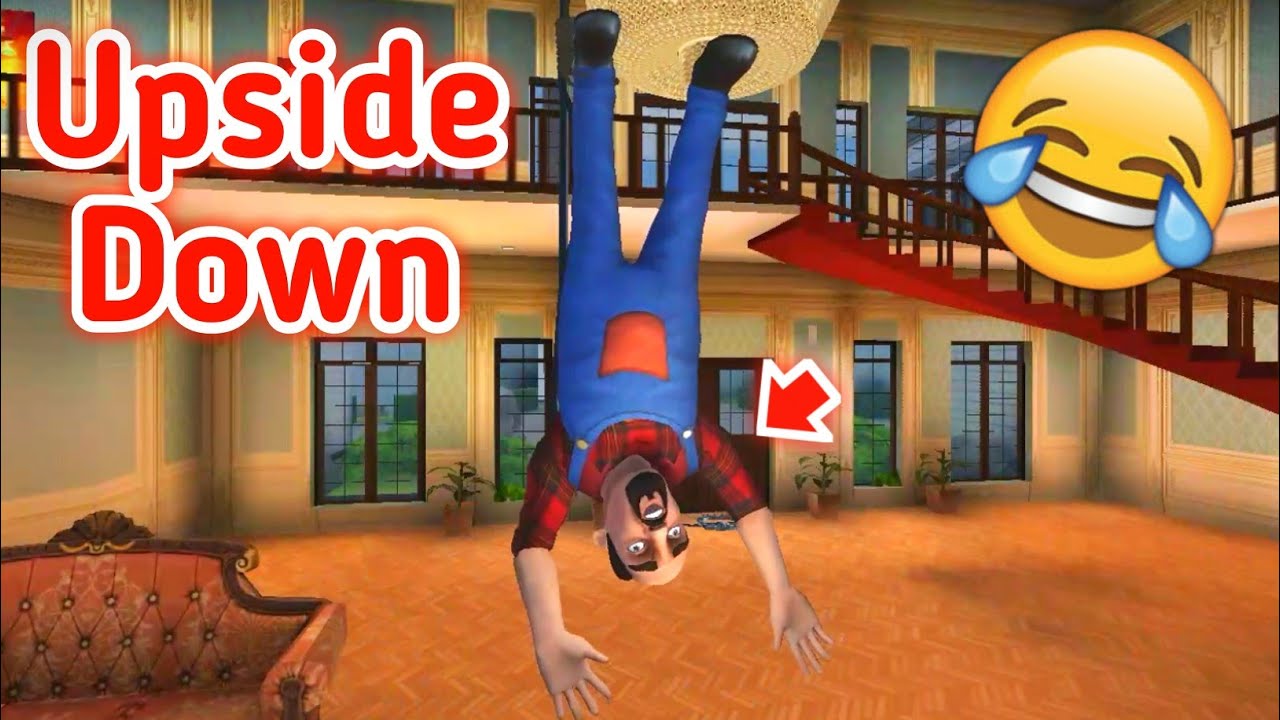 scary strange 3d upside down