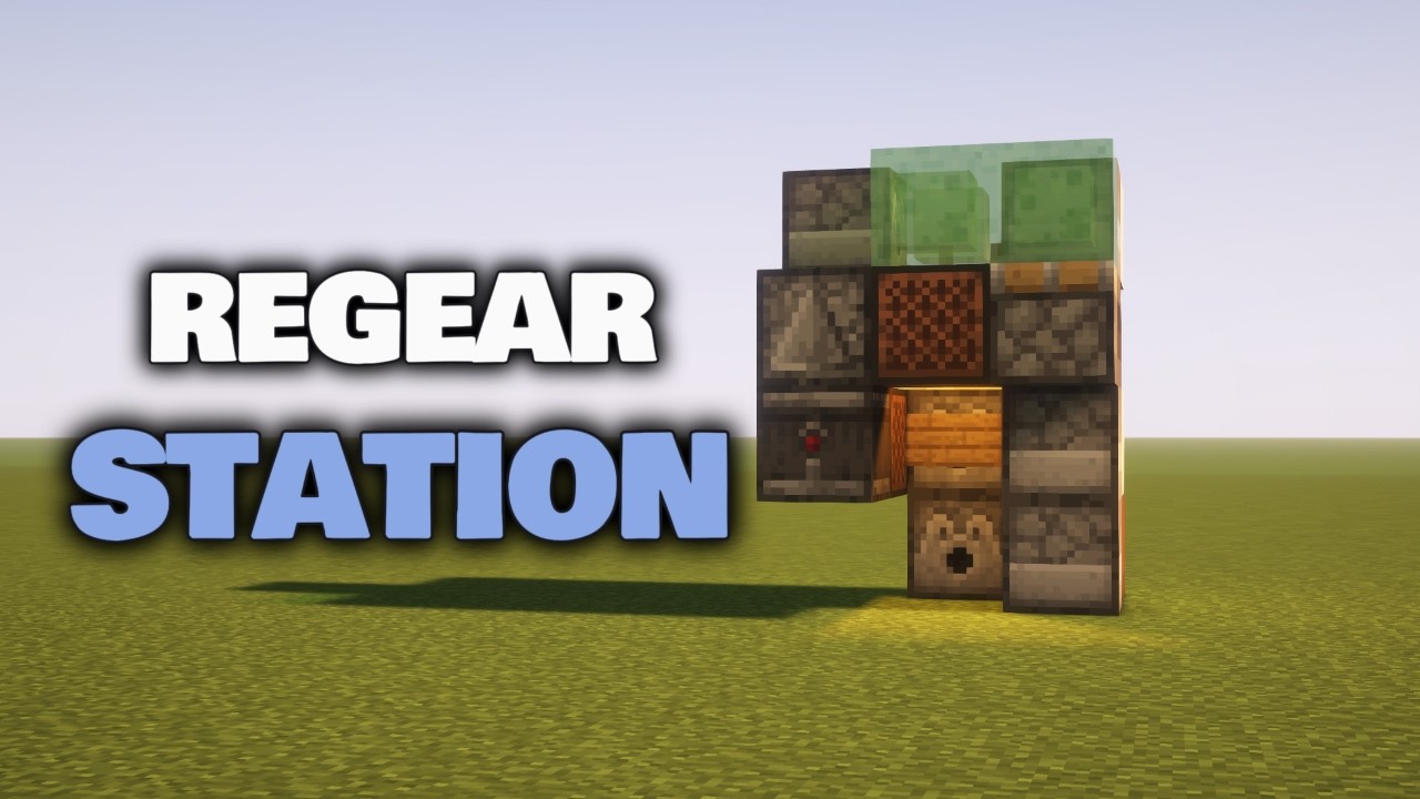 Regear Tutorial The NEW Most COMPACT Regear Station On DonutSMP! - YouTube