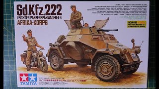 TAMIYA Sd,Kfz 222 ARMERED CAR 1-35 KIT No 35286