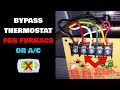 How to Bypass Thermostat at The  Control Board