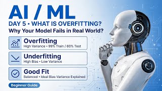 Why Your Model Fails in Real World What is Overfitting & Underfitting with Example Day 5 #video