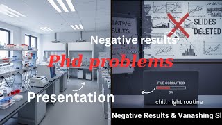 Negative results of PhD aur slides bi presentation time delete ho gyi.#phd #phdabroad #phdlife