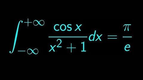 One of the most beautiful calculus results you