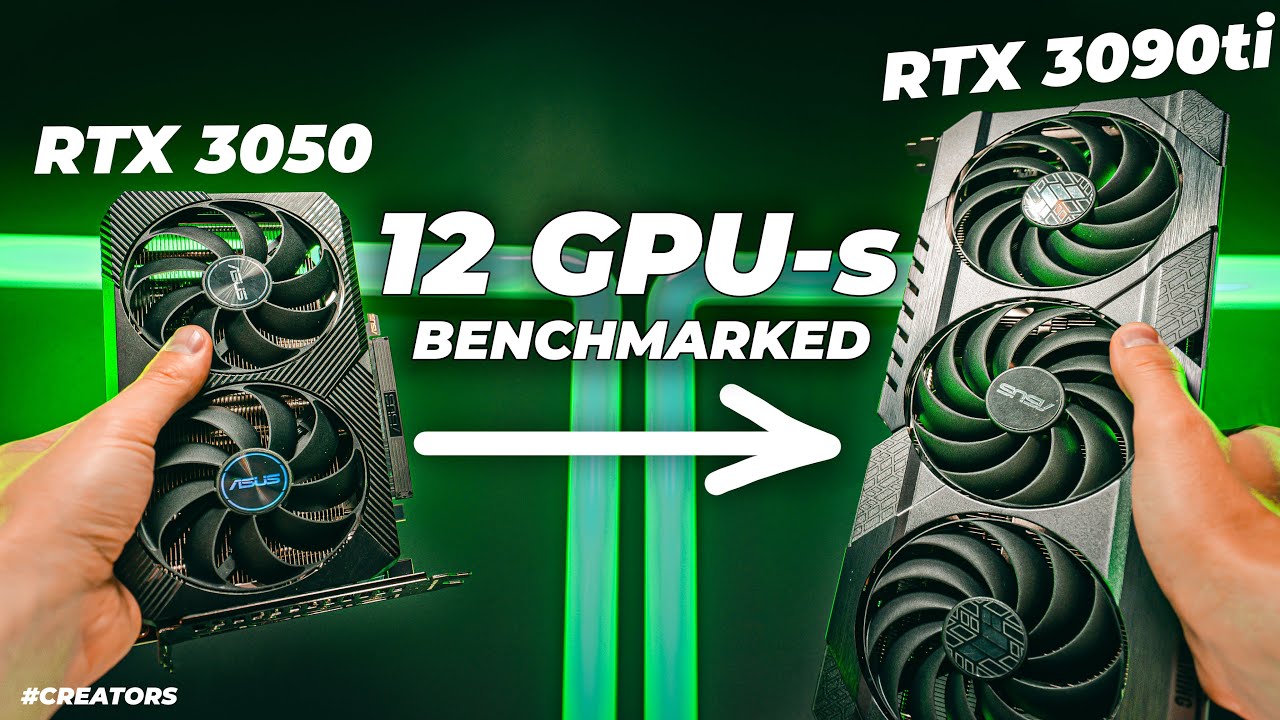 ALL RTX 3000 series GPUs Benchmarked for Creators - Which is the best? [12 GPUs]