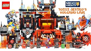 LEGO® Nexo Knights Jestro's Volcano Lair 70323 w/ Axl Macy & Lance Speed Build