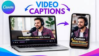How to Add Captions (Subtitles) to Videos in Canva | YouTube, TikTok, Reels