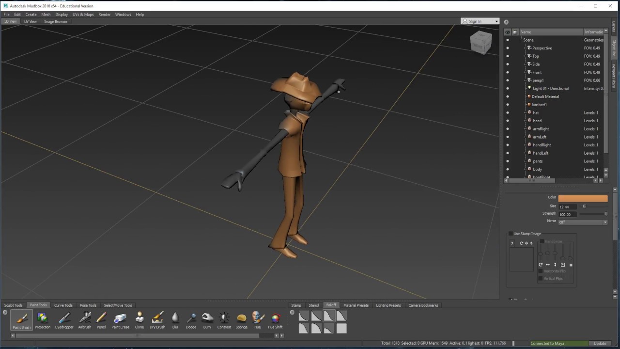 Quick Intro to Painting Textures in Mudbox YouTube