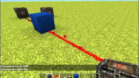Simple weather machine in Minecraft 1.6.2