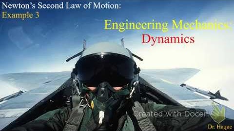 Equation of Motion: Example 3 (Cylindrical Coordinates)