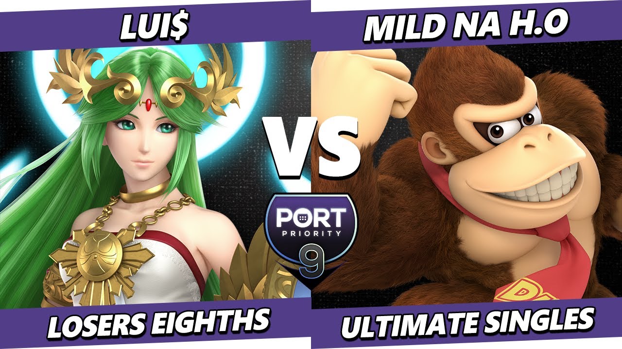 Port Priority 9 TOP 8 - Lui$ (Palutena) Vs. Mild Na H.O (Donkey Kong) Smash Ultimate - SSBU