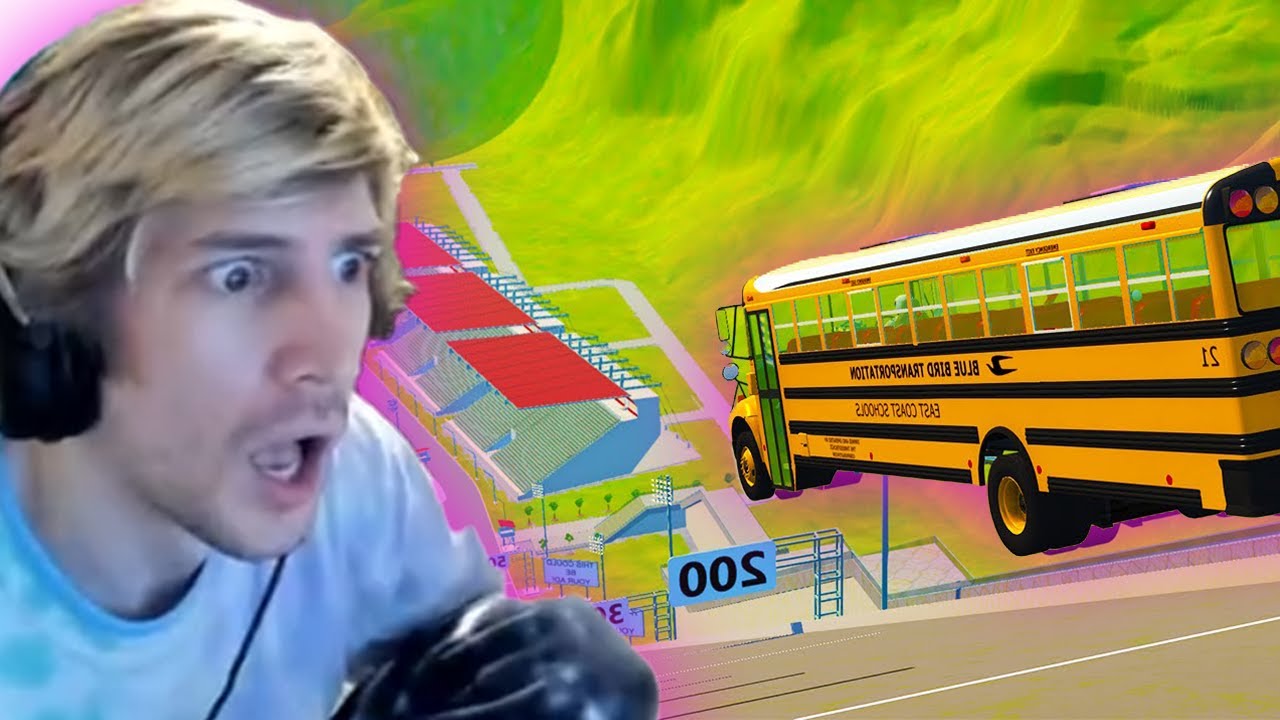 xQc Destroys EVERYTHING on BeamNG Drive