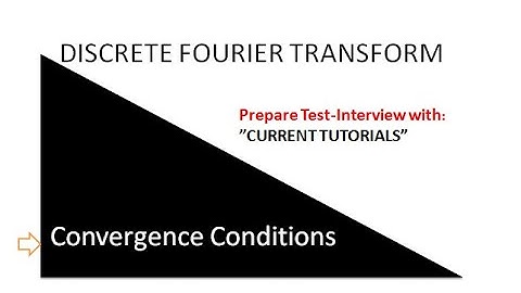 Convergence Conditions of  DISCRETE FOURIER TRANSFORM