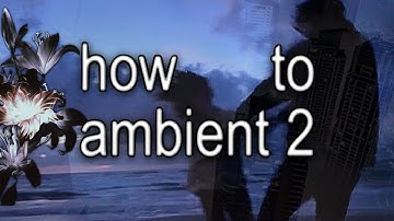 how to ambient type beat 2