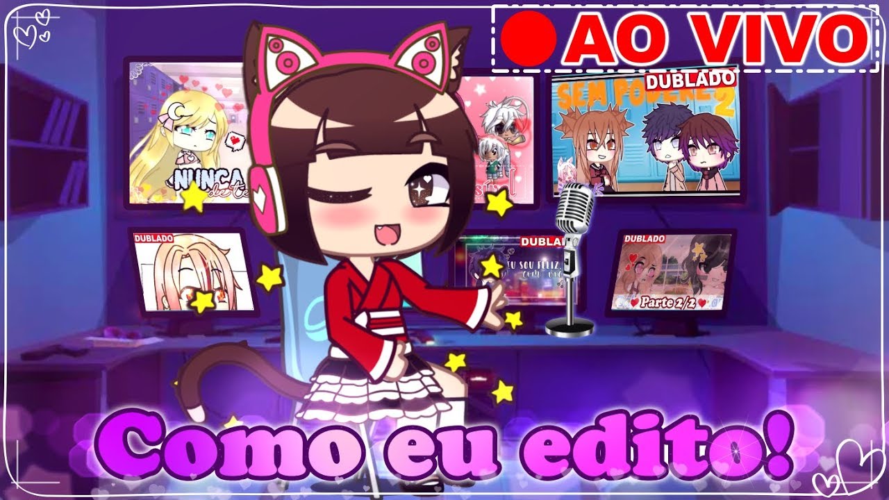 GACHA CLUB VAI LANÇAR ESSE MÊS! 🔴 AO VIVO - LIVE PARA TODOS! 